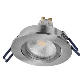   Osram Spot Set Recess süllyesztett spot lámpa szabályozható GU10 LED fényforrással, billenthető, nikkel - 3 darabos