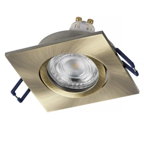   Osram LED Spot Set Recess GU10 Adjustable Square süllyesztett spot lámpa, GU10 foglalattal, sárgaréz