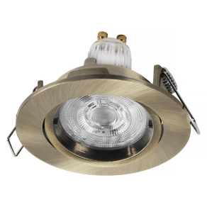   Osram LED Spot Set Recess Twistlock GU10 süllyesztett spot lámpa, GU10 foglalattal, sárgaréz