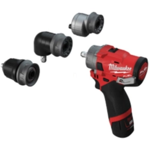   Milwaukee M12 Ütvefúró-csavarozó sarokfúrófejjel, M12 FPDXKIT-202X 4933464138