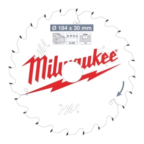  Milwaukee körfűrészlap hordozható gépekhez (Fához) 184x30x2.2x24 ATB 4932471297