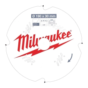   Milwaukee körfűrészlap hordozható gépekhez (Fíber Cement) 190x30x1.8x4 D 4932471304