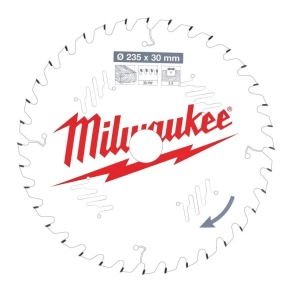   Milwaukee körfűrészlap hordozható gépekhez (Fához) 235x30x2.4x36 ATB 4932471306