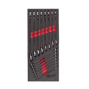   Milwaukee Max Bite csillag-villáskulcs készlet habbetétben 15 részes 4932479827