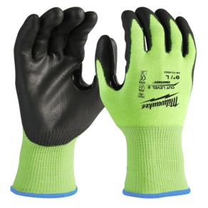  Milwaukee vágásbiztos kesztyű Hi-Vis 2/B L/9 1 pár 4932479923