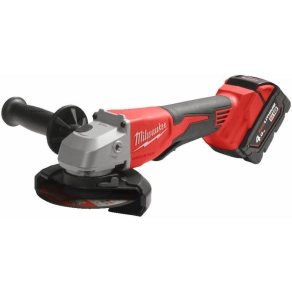  Milwaukee M18 BLSAG125XPD-402X M18 szénkefe nélküli 125 mm sarokcsiszoló hosszú alsó kapcsolóval 2 x 4.0 Ah akku, töltő, kofferrel 4933492646