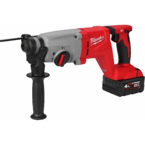   Milwaukee M18 BLHACD26-402X M18 szénkefe nélküli 26 mm SDS-Plus D-fogantyús kalapács 2 x 4.0 Ah akku, intelligens töltő, koffer 4933492480