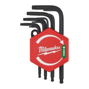   Milwaukee Torx L-alakú kompakt kulcs készlet 9 részes T10-T50 4932492703