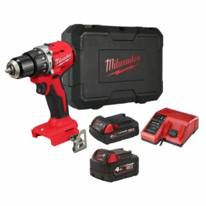   Milwaukee M18 BLPDRC-422C ütvefúró-csavarozó 1x4Ah+2Ah akkuval, töltővel, kofferrel 4933492825
