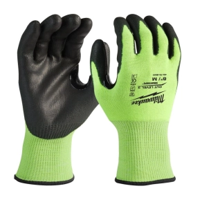   Milwaukee Hi-Vis vágásbiztos kesztyű 3/C M/8 12 pár 4932492919