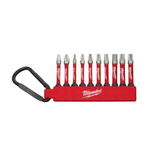   Milwaukee Shockwave bithegy készlet 10db-os PH/PZ/TX, karabineres 4932492939