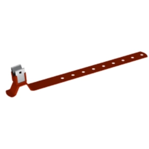   J.Pröpster Niro tetővezeték tartó Niro Rd 8mm L280 Prö-color rozsdabarna - 111015RO