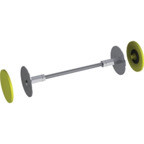   J.Pröpster földelés fixpont 80mm, a falvastagság megadása szükséges! M12 V4A - 112003