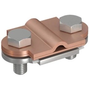   J.Pröpster 1342z Vario összekötő kapocs kétfémes Rd 8-10mm Cu körvezető, lapos 30mm StFz