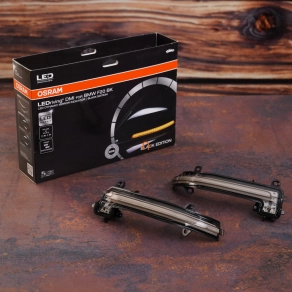   OSRAM LEDriving DMI dinamikus tükör irányjelző, fekete kivitel, Plug & Play beszerelés, kompatibilis több BMW modellel, 12 V, LEDDMI F20 BK S
