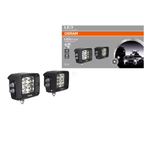   Osram LEDriving Value Cube VX80-SP LED munkalámpa, spot fénynyaláb, 114 m megvilágítási távolság, 1300 lumen, IP67 védelem, 6000 K színhőmérséklet, LEDWL101-SP, 2 darab/csomag