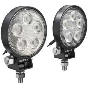   Osram LEDriving Value Round VX70-SP LED munkalámpa, kerek kivitel, 5 LED, spot fénynyaláb, 53 m hatótáv, 550 lumen, IP67 védelem, 6000 K, LEDWL102-SP, 2 darab/csomag