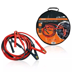   Osram STARTERcable 1200 Amperes akkumulátor indítókábel, 5 méter bikázó, 50 mm², 9,5 literes hengerűrtartalomig, tárolótáskával, OSC250
