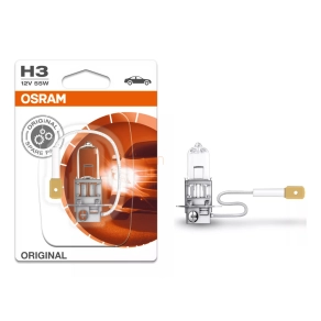   Osram Original Line 12V H3 halogén fényszórólámpa, 12 V, 55 W, OEM minőség, megbízható teljesítmény, 64151-1BL, 1 db/csomag