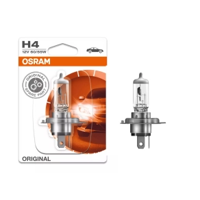   Osram Original Line 12V H4 halogén fényszóró izzó, 12 V, 60/55 W, OEM minőség, 64193-1BL, 1 db/bliszter