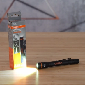   Osram LEDinspect Torch 250 essential, 250 lumenes kompakt és állítható fókuszú LED zseblámpa, IP44 védelemmel, LEDIL427ESN