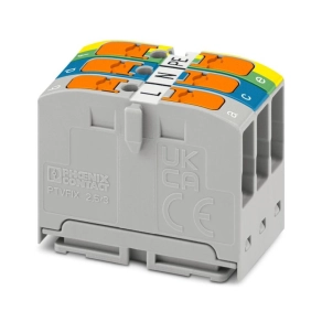   Készülékkapocs - PTVFIX 2,5-L/N/GNYE, Phoenix Contact, 1300612