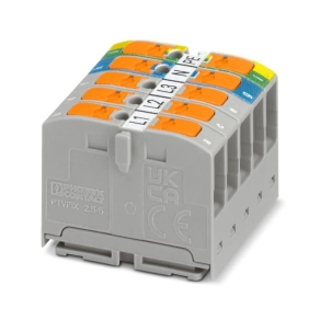   Készülékkapocs - PTVFIX 2,5-3L/N/GNYE, Phoenix Contact, 1300613