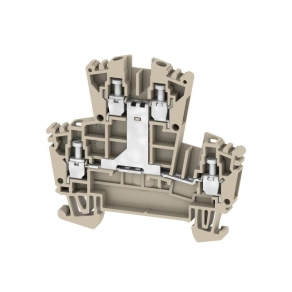   Weidmüller Emeletes átvezető sorkapocs, 2,5mm2, bézs WDK 2.5V ZQV 2739600000