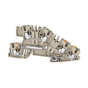   Weidmüller Három emeletes sorkapocs 2,5mm2 bézs AITB 2.5 BB N-L-PE 2668940000