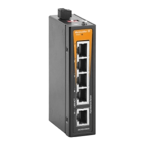   Ipari hálózati switch, nem konfigurálható, Portok száma:  5x 10/100Mbit/s RJ45, DIN sínre, IP40 IE-SW-ELB-05-5TX 2828540000 Weidmüller
