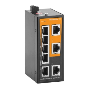   Ipari hálózati switch, nem konfigurálható, Portok száma:  8x 10/100Mbit/s RJ45, DIN sínre, IP40 IE-SW-ELB-05-5TX 2828550000 Weidmüller
