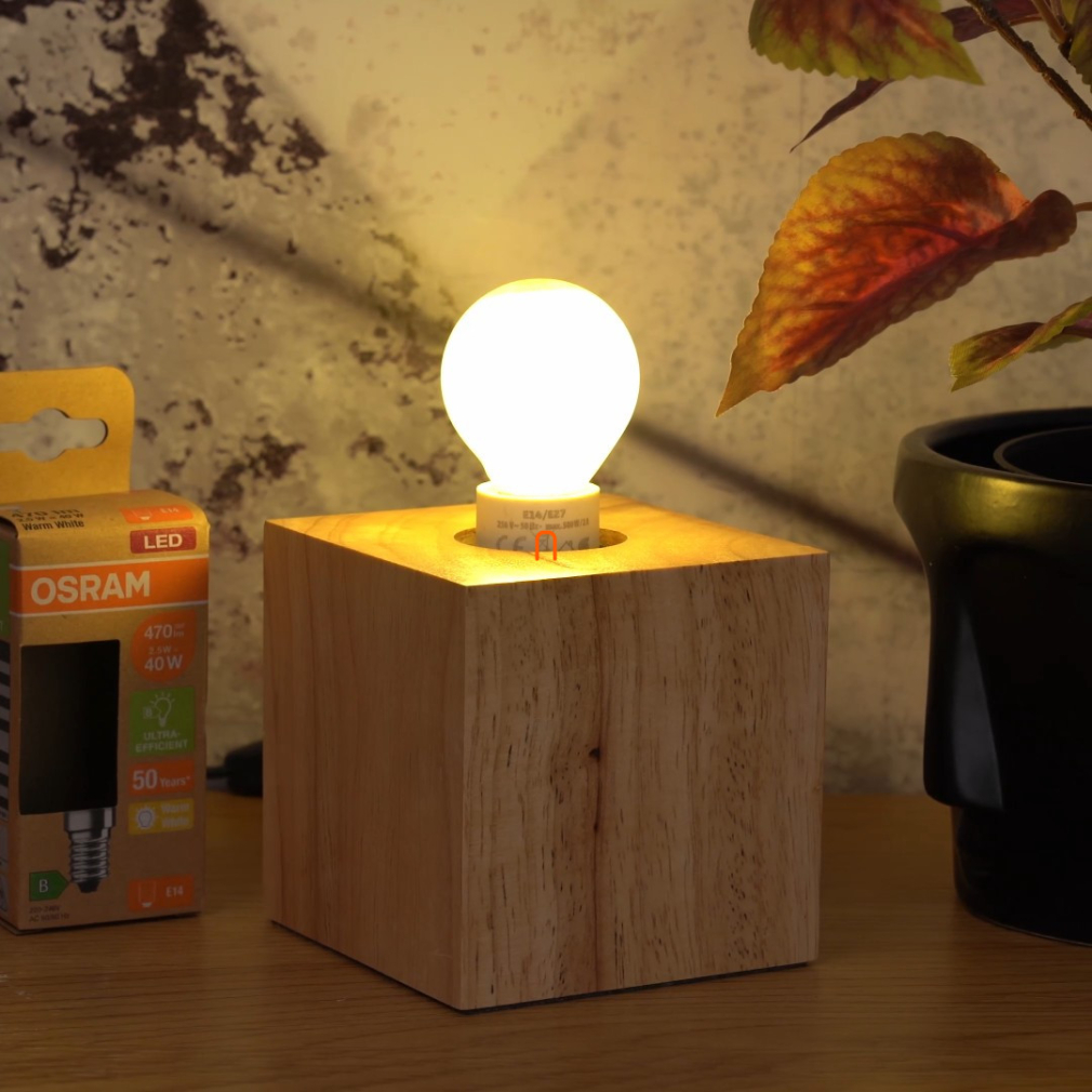 Osram E14 LED, 2,5 W, 470 lm, melegfehér fényű (Classic-B)