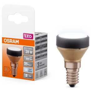  Osram E14 LED 3,5W, 300 lm, 4000 K, hidegfehér, opál műanyag-25 W izzó helyett - Star Flat
