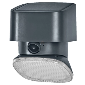   Kültéri mozgásérzékelős fali LED lámpa, fényérzékelős - Osram Endura Sty Sol Turn, 3000 K, 890 lm, IP54, 4,2 V