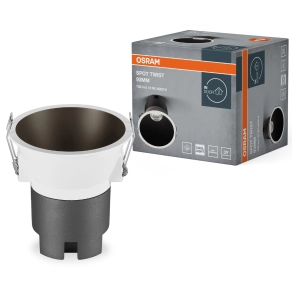   Osram LED mélysugárzó, 9,3 cm, fehér-fekete (hidegfehér)