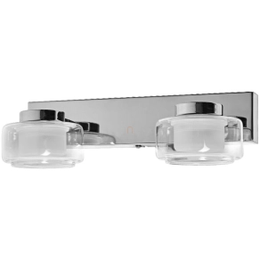   Osram Orbis Flame szabályozható fürdőszobai fali LED lámpa 2 foglalattal króm színben