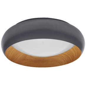   Osram Orbis Livia mennyezeti LED lámpa, fa hatású-sötét szürke színben, 30 cm