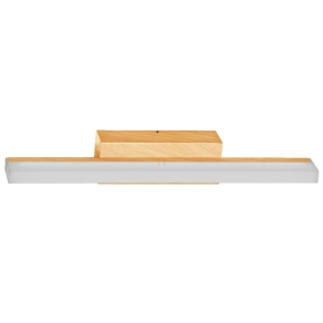   Osram Orbis Mirror szabályozható fürdőszobai fali LED lámpa, 40 cm, fa hatású