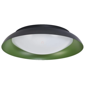   Osram Orbis Plate mennyezeti LED lámpa, fekete-zöld színben, 43 cm