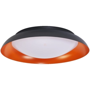   Osram Orbis Plate mennyezeti LED lámpa fekete-narancssárga színben, 43 cm