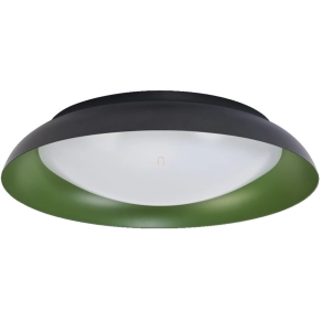   Osram Orbis Plate mennyezeti LED lámpa, fekete-zöld színben, 48 cm