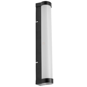   Osram Orbis Tube szabályozható fürdőszobai fali LED lámpa, 40 cm, opál-fekete színben