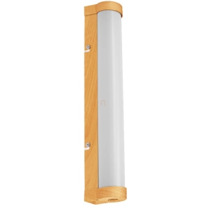   Osram Orbis Tube szabályozható fürdőszobai fali LED lámpa, 40 cm, opál-fa hatású