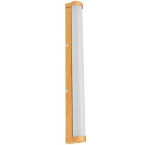   Osram Orbis Tube szabályozható fürdőszobai fali LED lámpa, 60 cm, opál-fa hatású