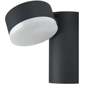   Osram Endura Style Spot Round 8W 3000K IP44, szürke kültéri fali LED lámpa