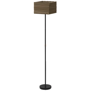   Karton állólámpa, 160 cm - Osram Decor Cardboard Square, 1xE27 foglalattal, 1.8 méteres kábellel, 220-240 V