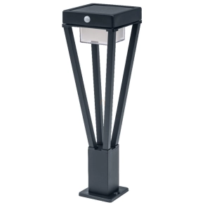   Osram kültéri napelemes állólámpa mozgásérzékelővel, melegfehér, 6 W, 50 cm, antracit (Endura Style Solar)