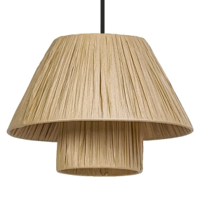   Osram Decor Bamboo Paper függesztett lámpa - dupla ernyős, 28 cm