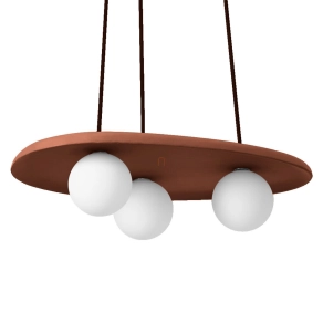 Osram Decor Clay függesztett lámpa 3 foglalattal