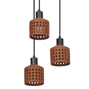   Osram Decor Clay agyag búrás függesztett lámpa 3 foglalattal